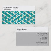 oberstes Panel - Geometrisches Muster 230614(3) Bu Visitenkarte (Vorne/Hinten)