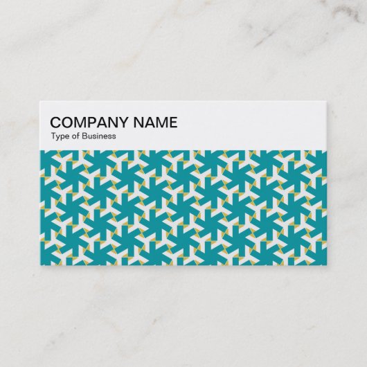 oberstes Panel - Geometrisches Muster 230614(3) Bu Visitenkarte (Vorderseite)