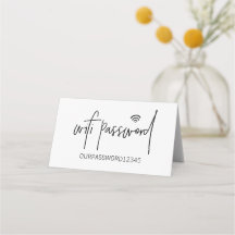 Oberstes SIGN der WiFi-Kennworttabelle