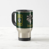 Oberstleutnant der militärischen Tasse (Vorderseite Links)