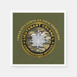 Oberstleutnant LTC Werbeaktion Serviette