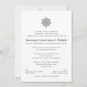 Oberstleutnant Militärruhestand Einladung (Vorderseite)