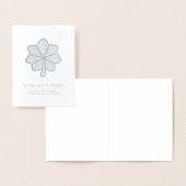 Oberstleutnant Military Rank Personal Folienkarte (Anzeige)