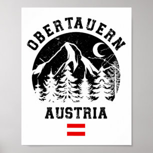 Obertauern Österreich Alpen Skigebiet Alpen Poster