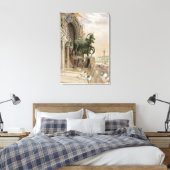 Oberteil der Fassade der Markuskirche, Leinwanddruck (Insitu (Schlafzimmer))