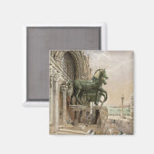 Oberteil der Fassade der Markuskirche, Magnet (Vorderseite/Rückseite)