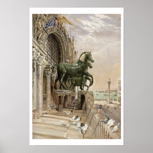 Oberteil der Fassade der Markuskirche, Poster (Vorne)