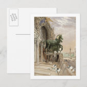 Oberteil der Fassade der Markuskirche, Postkarte (Vorne/Hinten)