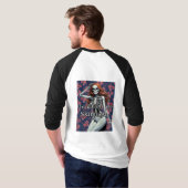 Oberteil der Hemdkleidung T-Shirt (Schwarz voll)