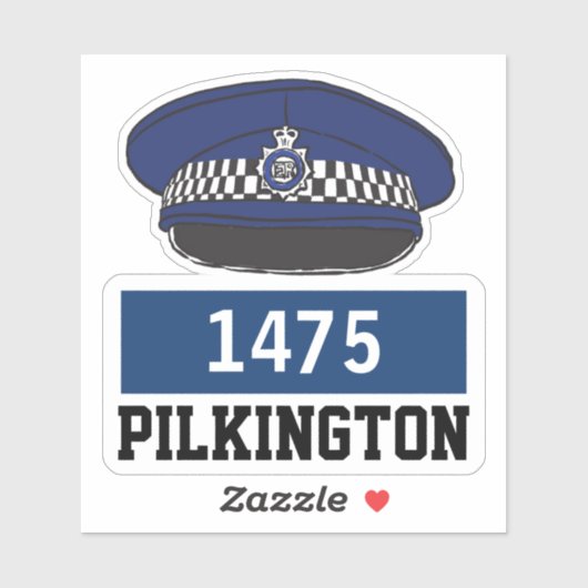 Oberteil für Polizeibeamte des Vereinigten Königre Aufkleber (Blatt)