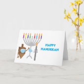 Oberteil und Kerze mit Gesichtsmaske Karte (Gelbe Blume)