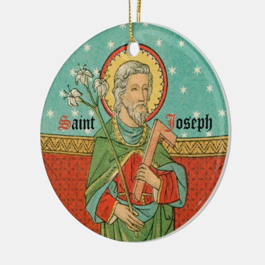 Obertorso von St. Joseph (Detail; VVP 09) Keramik Ornament (Links)