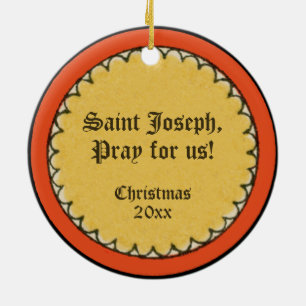 Obertorso von St. Joseph (Detail; VVP 09) Keramik Ornament