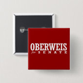 OBERWEIS FÜR SENAT 2014 BUTTON (Vorne & Hinten)