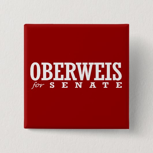 OBERWEIS FÜR SENAT 2014 BUTTON (Vorderseite)