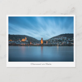 Oberwesel am Rhein, Deutschland Postkarte