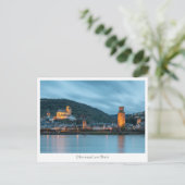 Oberwesel am Rhein, Germany Postkarte (Stehend Vorderseite)