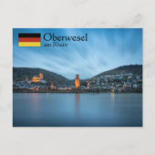 Oberwesel Deutschland Postkarte (Vorderseite)