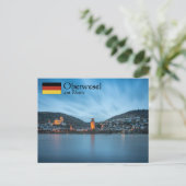 Oberwesel Deutschland Postkarte (Stehend Vorderseite)
