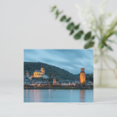 Oberwesel Deutschland Postkarte (Stehend Vorderseite)