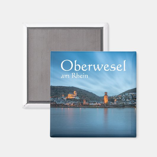 Oberwesel Germany Souvenir Magnet (Vorderseite/Rückseite)