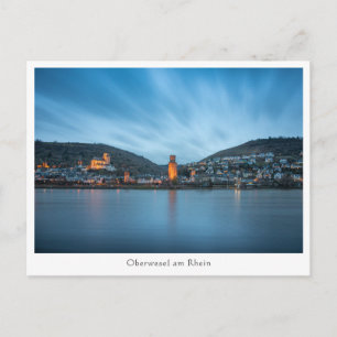 Oberwesel Rhein Deutschland Postkarte