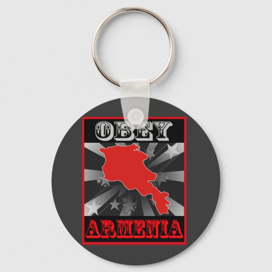Obey Armenia Schlüsselanhänger (Vorderseite)