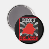 Obey Belarus Magnet (Vorderseite/Rückseite)