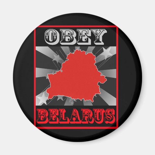 Obey Belarus Magnet (Vorne)