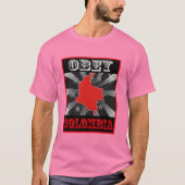 Obey Colombia T-Shirt (Vorderseite)