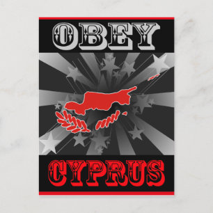 Obey Cyprus Postkarte