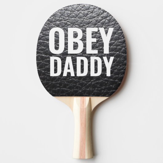 OBEY DADDY LEATHER-L00K TISCHTENNIS SCHLÄGER (Vorderseite)