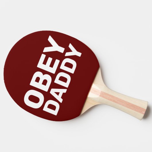 OBEY DADDY PING PONG PADD; ES TISCHTENNIS SCHLÄGER (Seitenansicht)