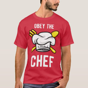 Obey Der Koch Funny Cook Kochen Küche T-Shirt