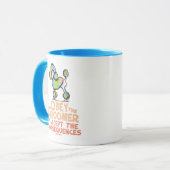 Obey Groomer Rainbow Poodle Tasse (Vorderseite Links)