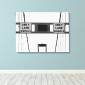 Obey Lane Signals Triptych Leinwanddruck (Insitu (Holzboden))