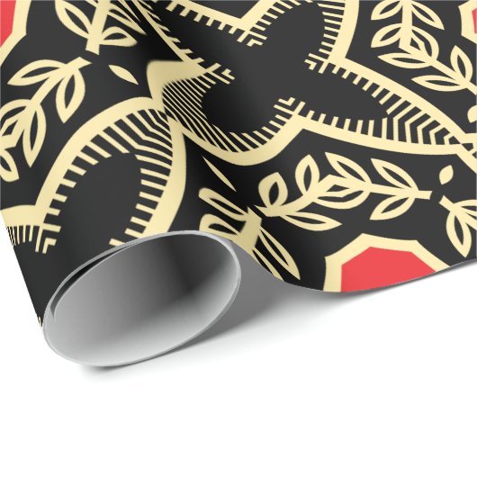 #Obey Laurels Geschenkpapier (Rolleneckpunkt)