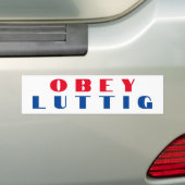 OBEY LUTTIG AUTOAUFKLEBER (Auf Auto)