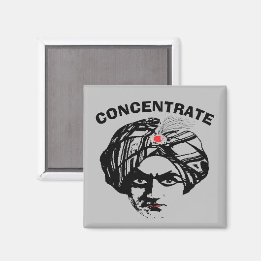 Obey Magician Face Magnet (Vorderseite/Rückseite)