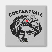 Obey Magician Face Magnet (Vorne)