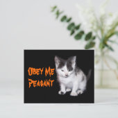 Obey Me Bauant Postkarte (Stehend Vorderseite)