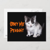 Obey Me Bauant Postkarte (Vorne/Hinten)