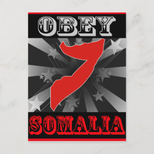 Obey Somalia Postkarte