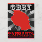 Obey Tansania Postkarte (Vorderseite)