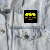 Obey The Crazy Chicks Spaß Button (Beispiel)