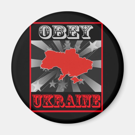 Obey Ukraine Magnet (Vorne)