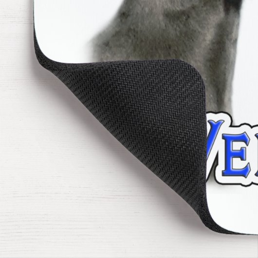 Obey Weimaraner Mousepad (Ecke)