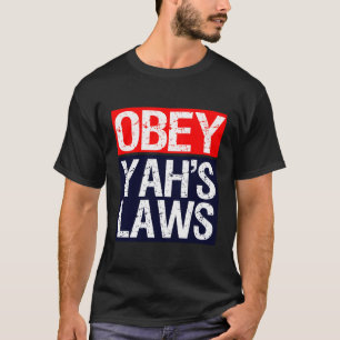 Obey Yahs Gesetze Hebräisch Israelite T-Shirt