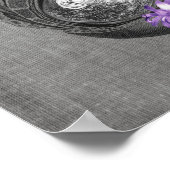 OBGYN Anatomy Floral Art Womb Babydekor Print 3 Poster (Ecke)