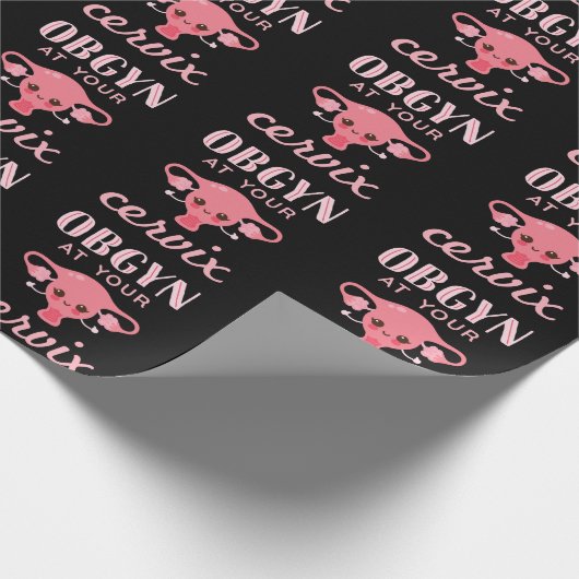 OBGYN bei Ihrem Muttertier Geschenkpapier (Ecke)